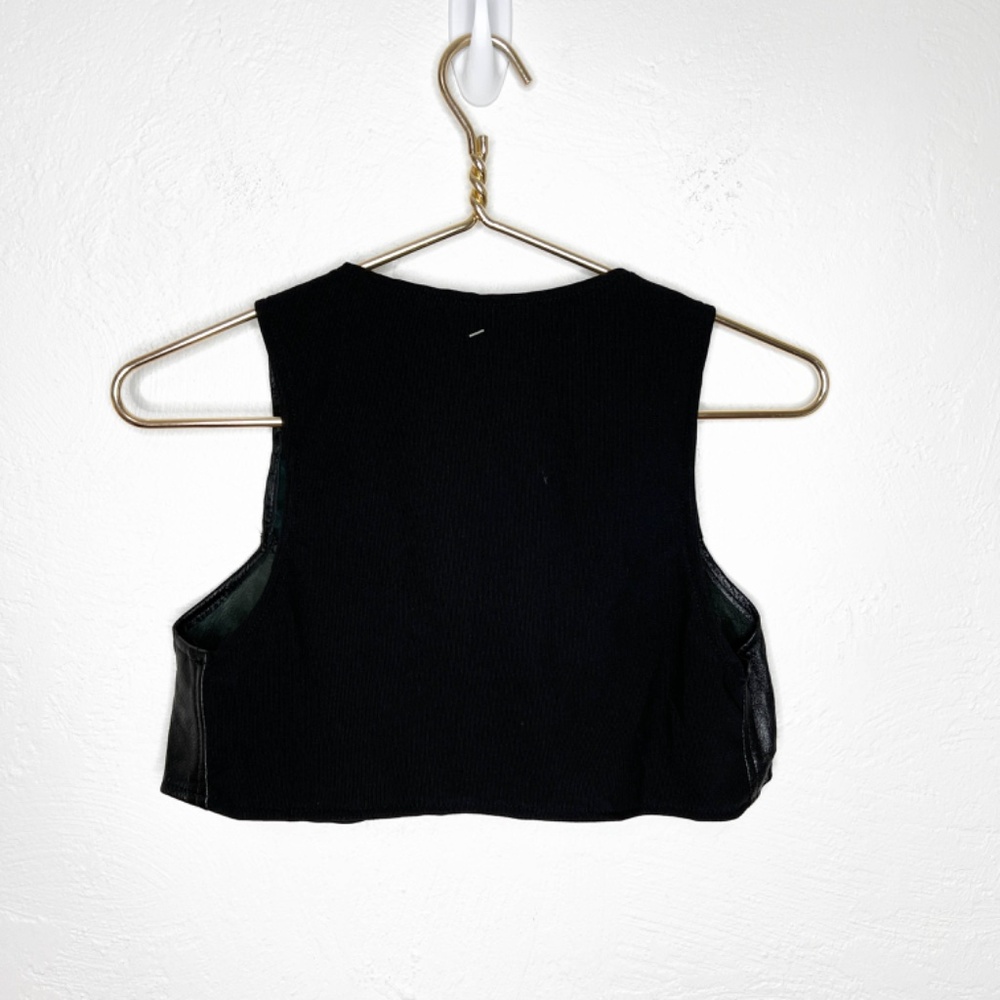 NWT Bikers Image | The Front Bra Leather Size Large Americana - Picture 11 of 11